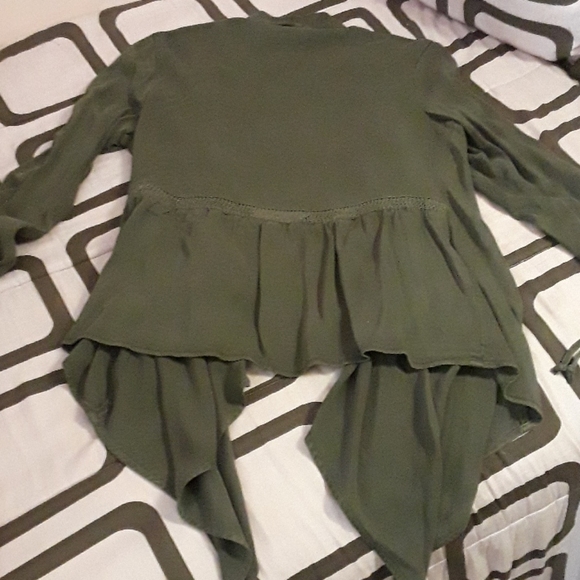 NWT Knox Rose Womens Cascade Sweater in Green - Picture 7 of 15
